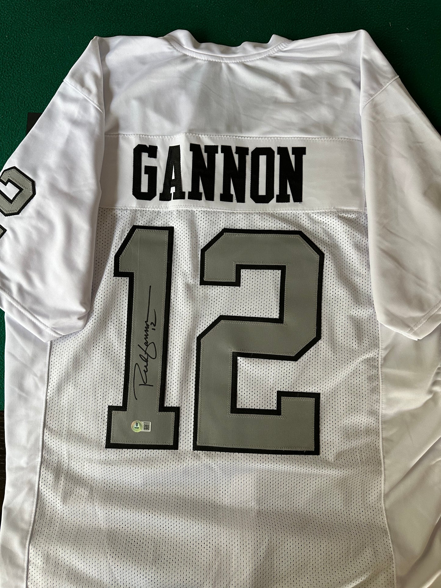 Rich Gannon Autographed & Authenticated Jersey COA By Beckett