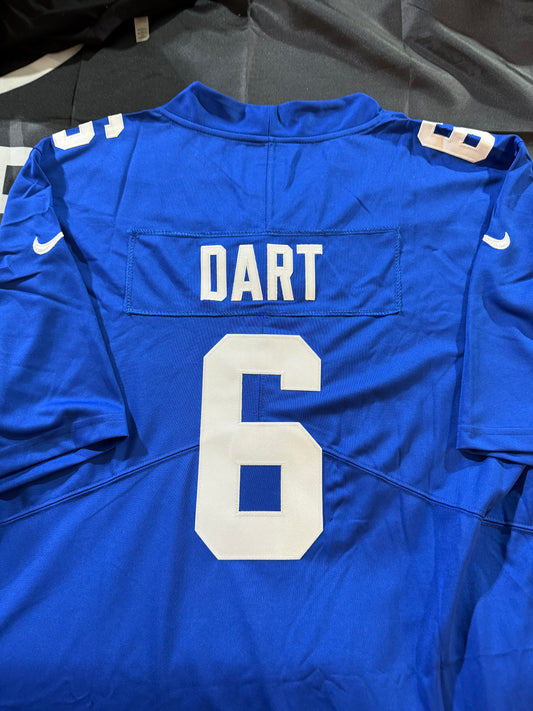 Men’s Jaxson Dart Blue Stitched Jersey - Small up to 6XL