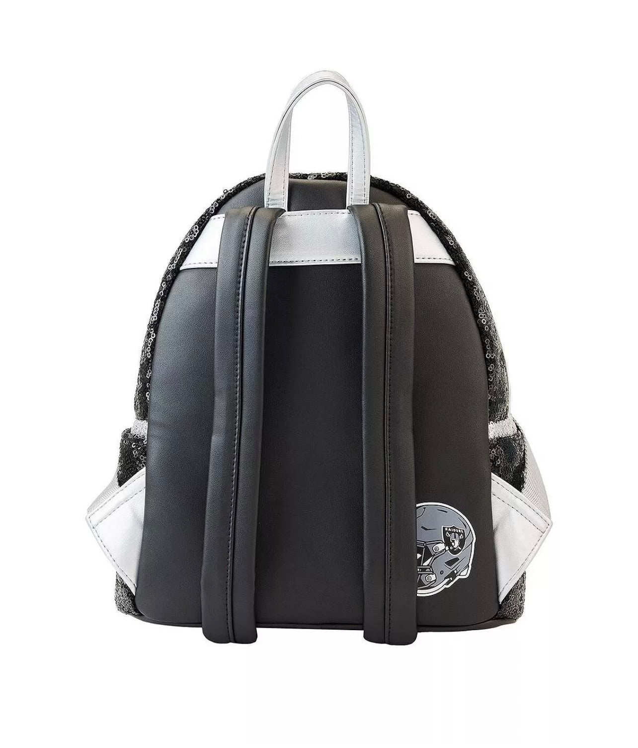 Raiders Loungefly Sequin Mini Backpack