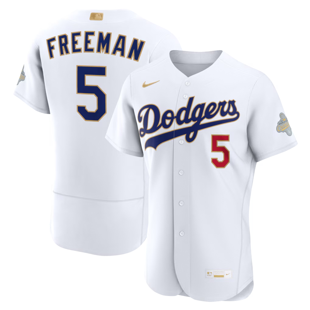 Women’s Freddie Freeman White Stitched Jersey- Size Small up to 2XL