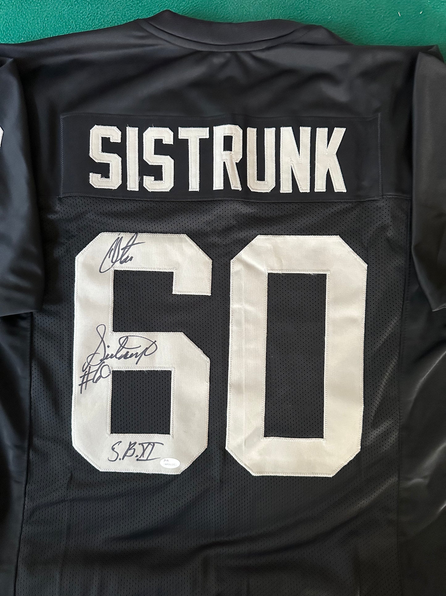 Otis Sistrunk Autographed & Authenticated Jersey COA By JSA