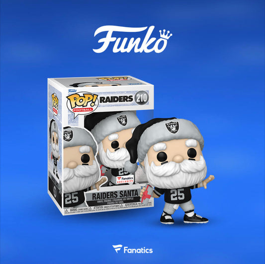 RAIDERS SANTA FUNKO POP FIGURE