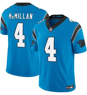 Tetairoa McMillan Blue Stitched Jersey - Small up to 6XL