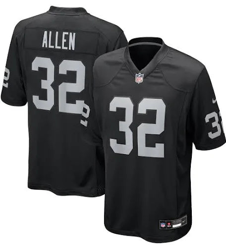 Men’s Marcus Allen Black Stitched Jersey - Small up to 6XL