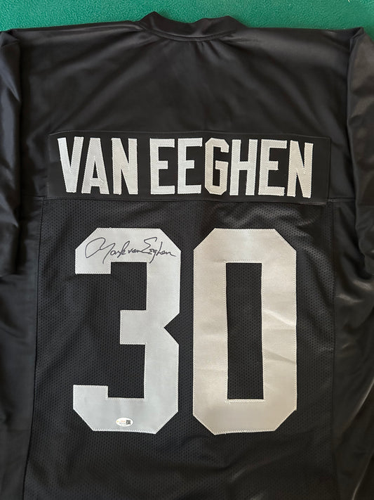 Mark Van Eeghen Autographed & Authenticated Jersey COA By JSA