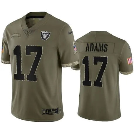 Davante Adams Salute to Service Stitched Las Vegas Raiders Jersey