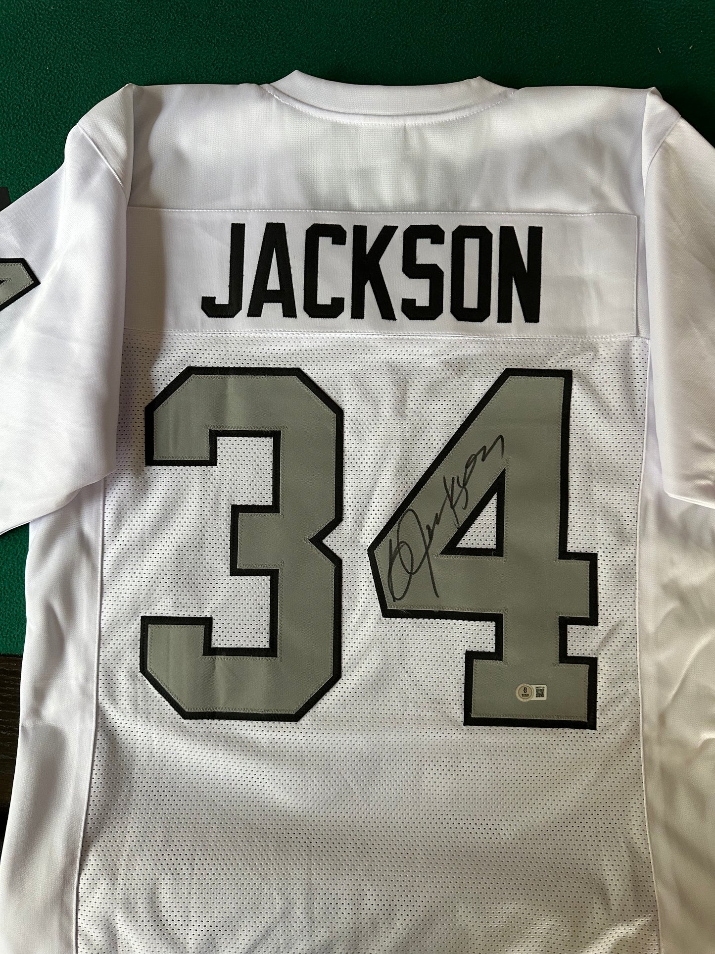 Bo Jackson Autographed & Authenticated Jersey COA By Beckett