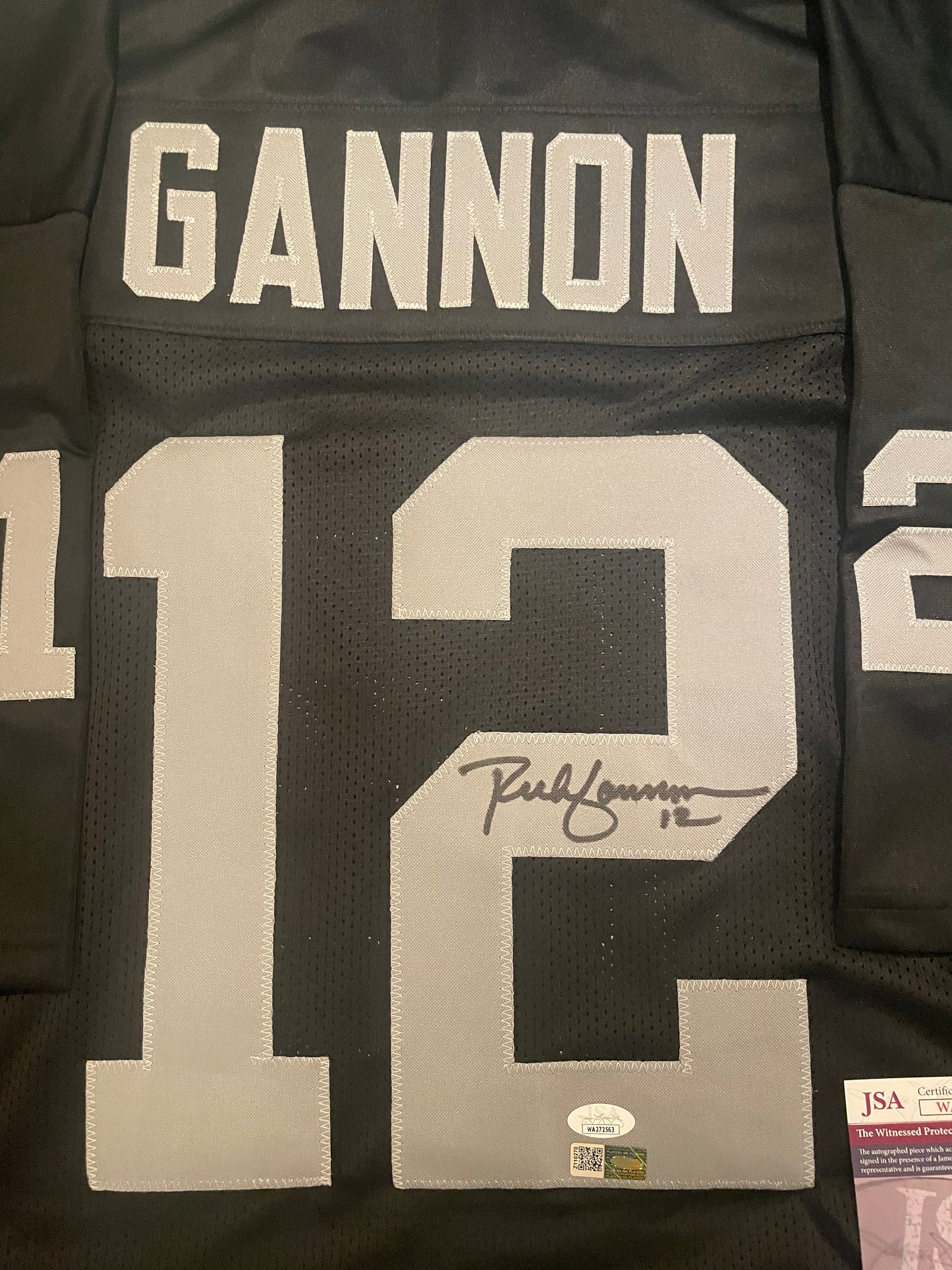 Rich Gannon Autographed & Authenticated Jersey