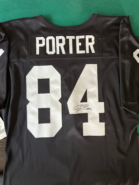 Jerry Porter Autographed & Authenticated Jersey