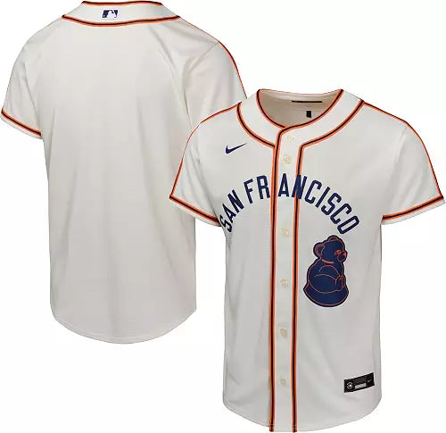 Men’s San Francisco Giants 2024 Rickwood Classic Cream Blank Jersey Small - 6XL