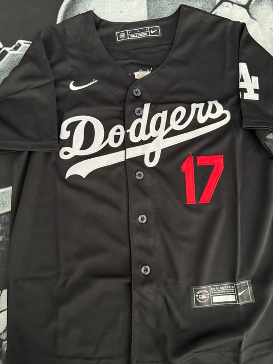 Men’s Shohei Ohtani Black Stitched Jersey - Small up to 6XL