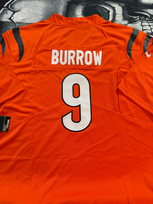 Joe Burrow Orange Stitched Jersey - Small up to 6XL