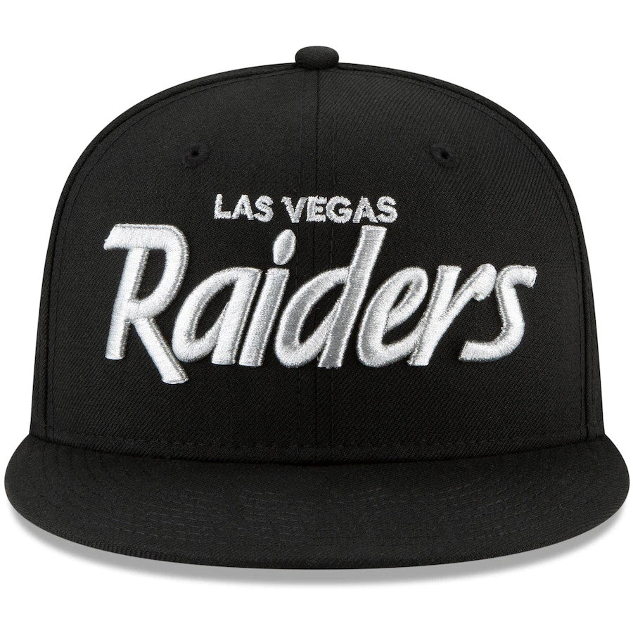 ORIGINAL RAIDERS TEXT HAT - SNAP BACK ONE SIZE FITS ALL