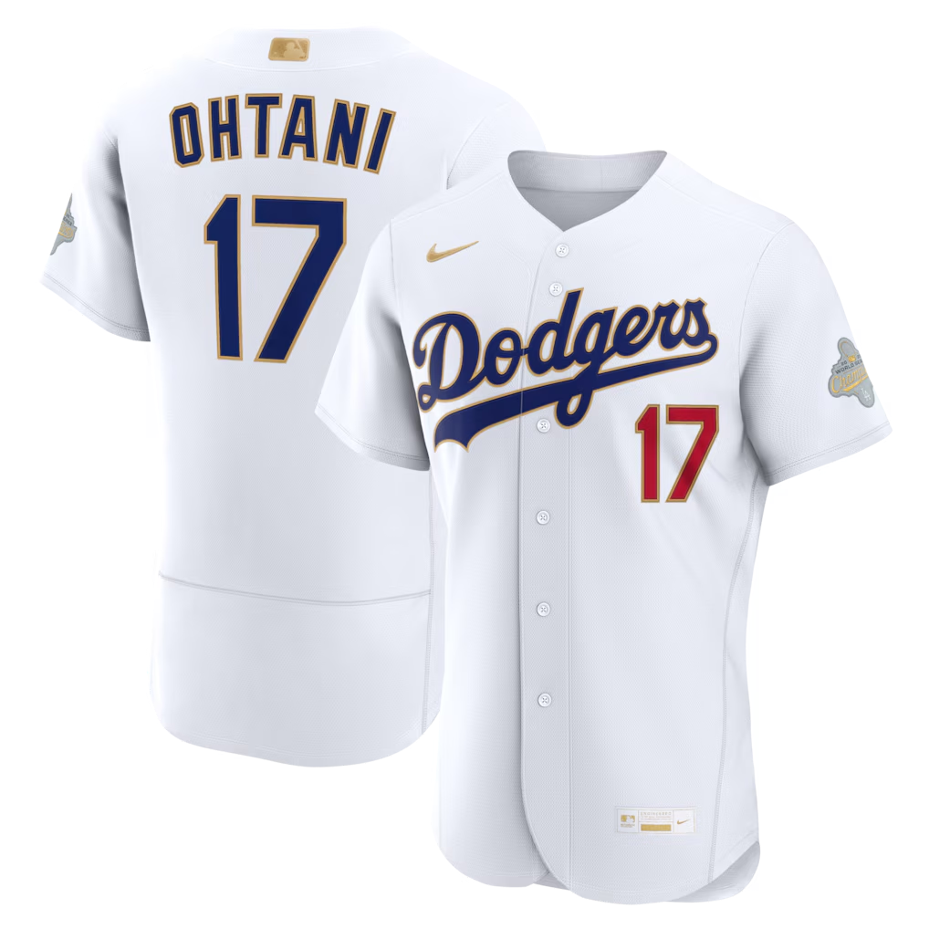 Women’s Shohei Ohtani White Stitched Jersey- Size Small up to 2XL