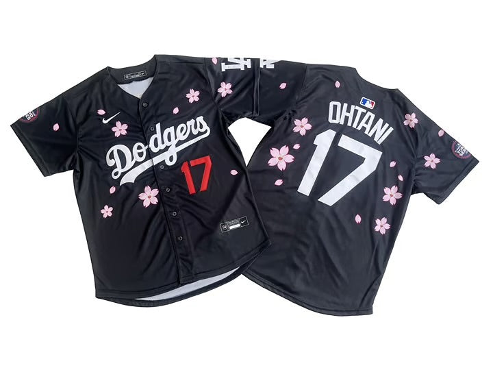 Men’s Shohei Ohtani Tokyo Black Stitched Jersey - Small up to 6XL