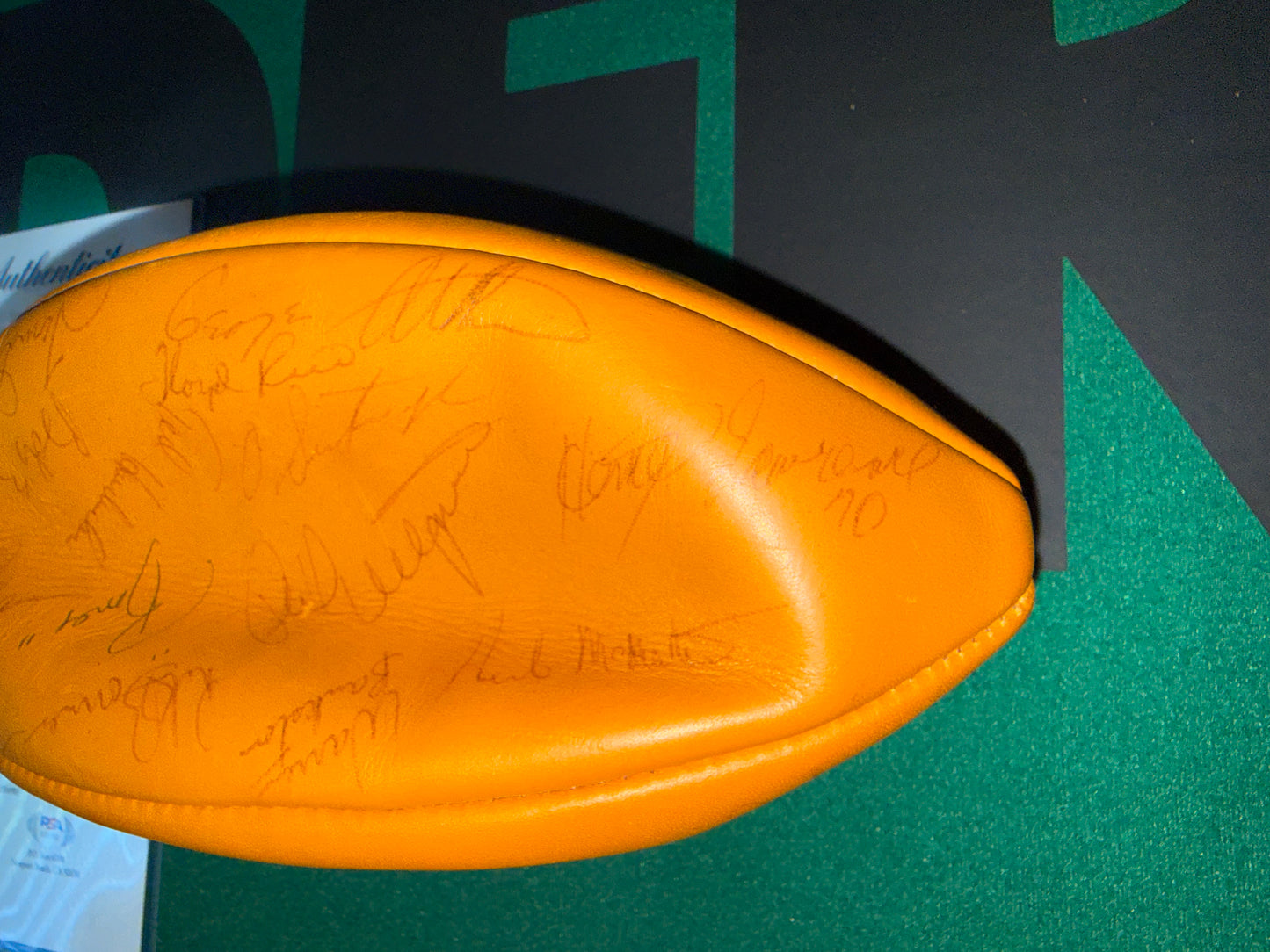1976 Oakland Raiders Team Signed Football By 45 Players Autographed & Authenticated PSA DNA COA