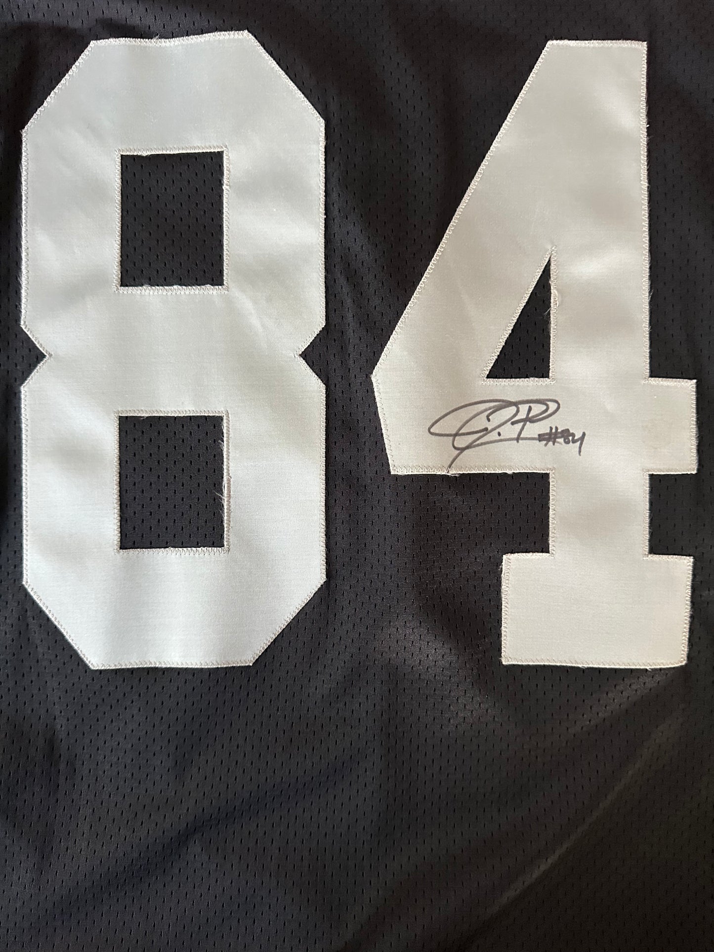 Jerry Porter Autographed & Authenticated Jersey