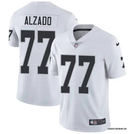 Men’s Lyle Alzado White Stitched Jersey - Small up to 6X
