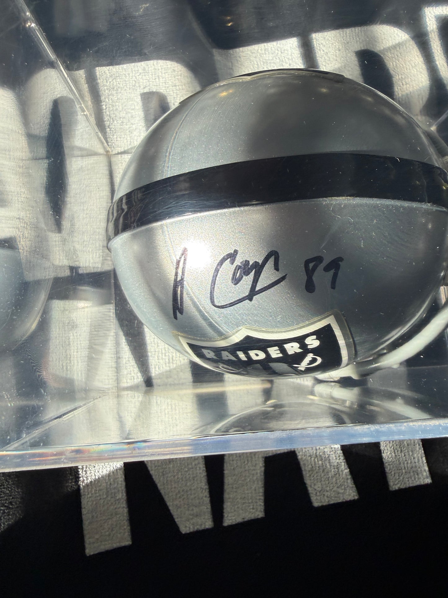 Amari Cooper Autographed Mini Helmet No COA GTP (Guaranteed to pass)