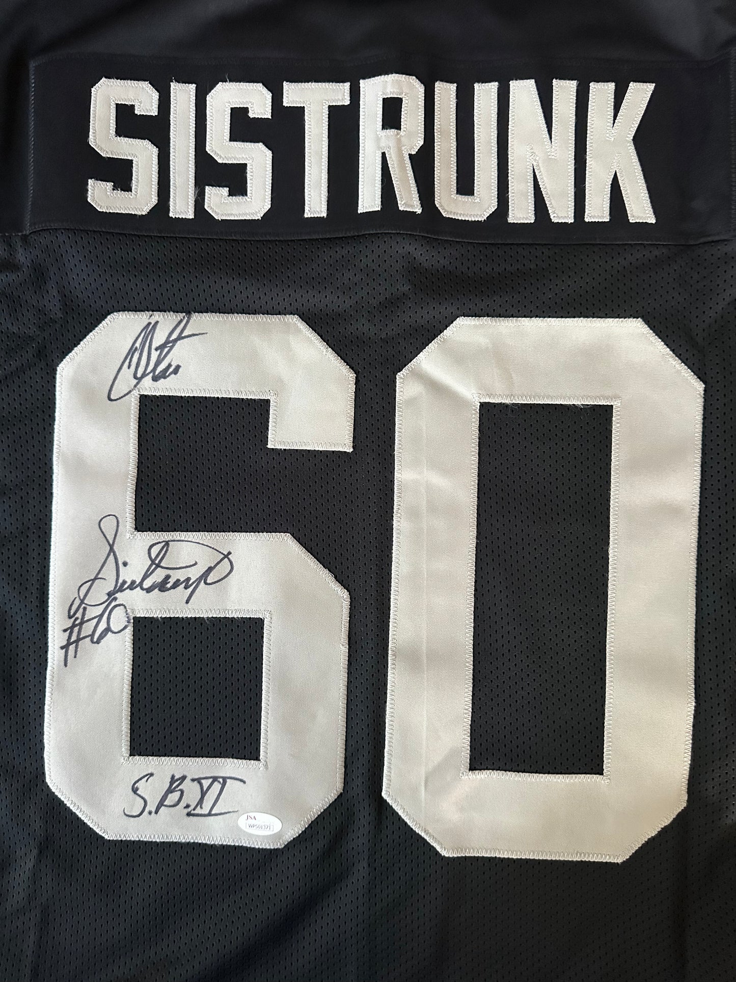 Otis Sistrunk Autographed & Authenticated Jersey COA By JSA