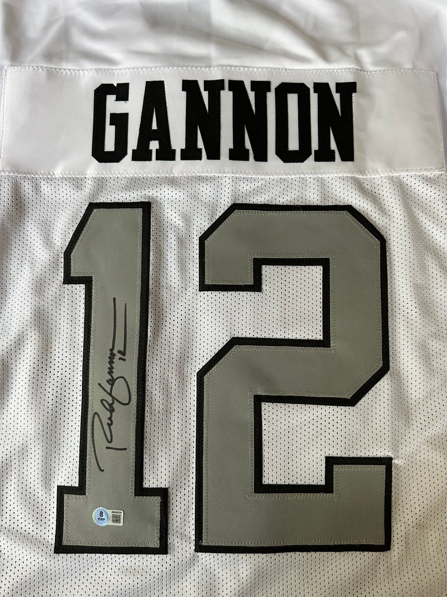 Rich Gannon Autographed & Authenticated Jersey COA By Beckett