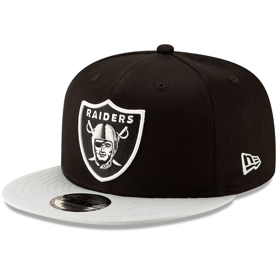 ORIGINAL RAIDER SHIELD GREY BILL HAT - SNAP BACK ONE SIZE FITS ALL