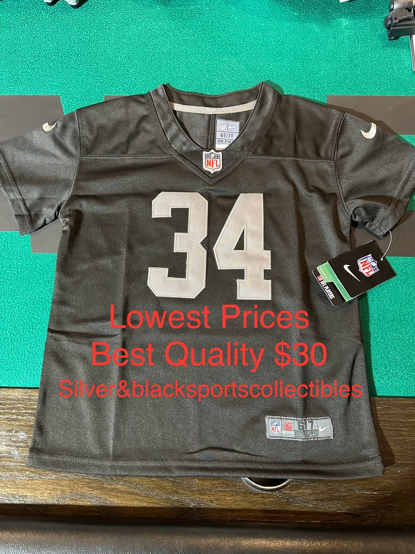 BO JACKSON STITCHED BABY/TODDLER JERSEY 2T3T - 6T7T