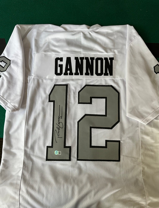 Rich Gannon Autographed & Authenticated Jersey COA By Beckett