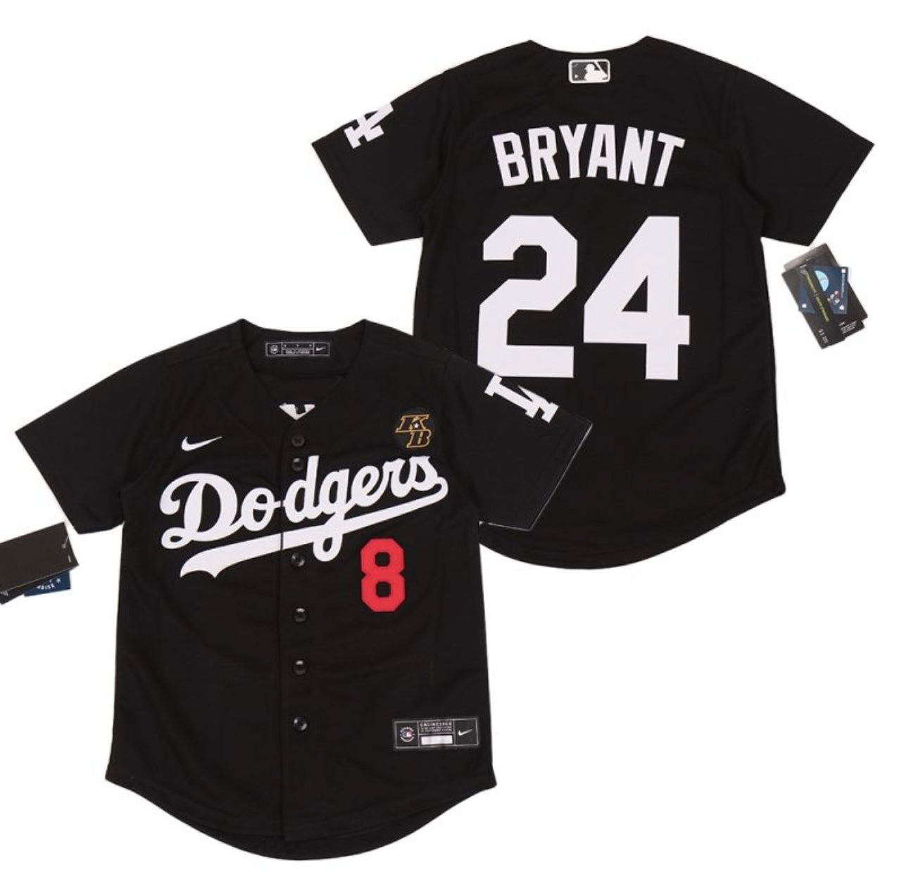 Men’s Kobe Bryant Black Stitched Jersey - Small up to 6XL