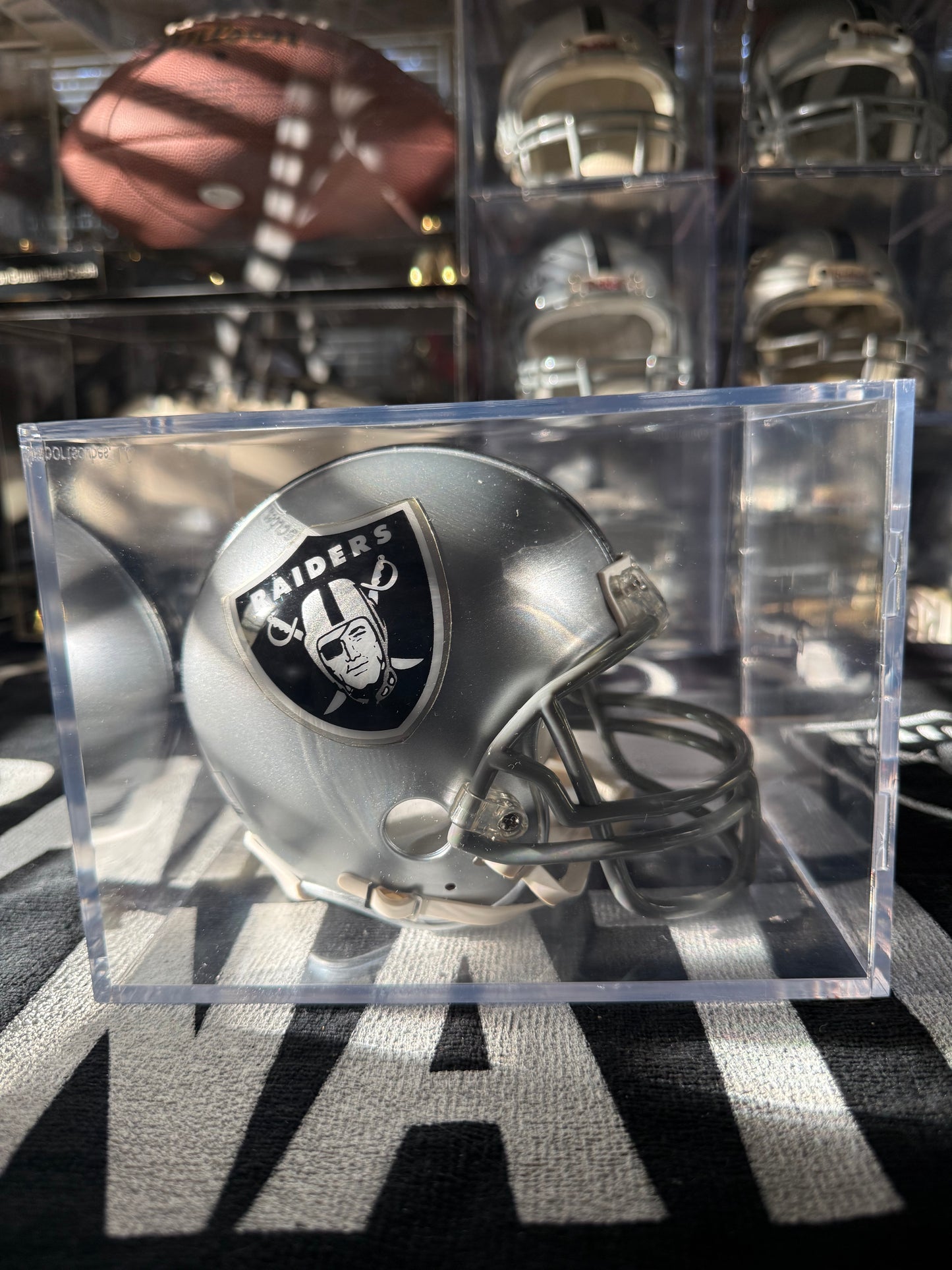 Derek Carr Autographed Mini Helmet No COA GTP (Guaranteed to Pass)