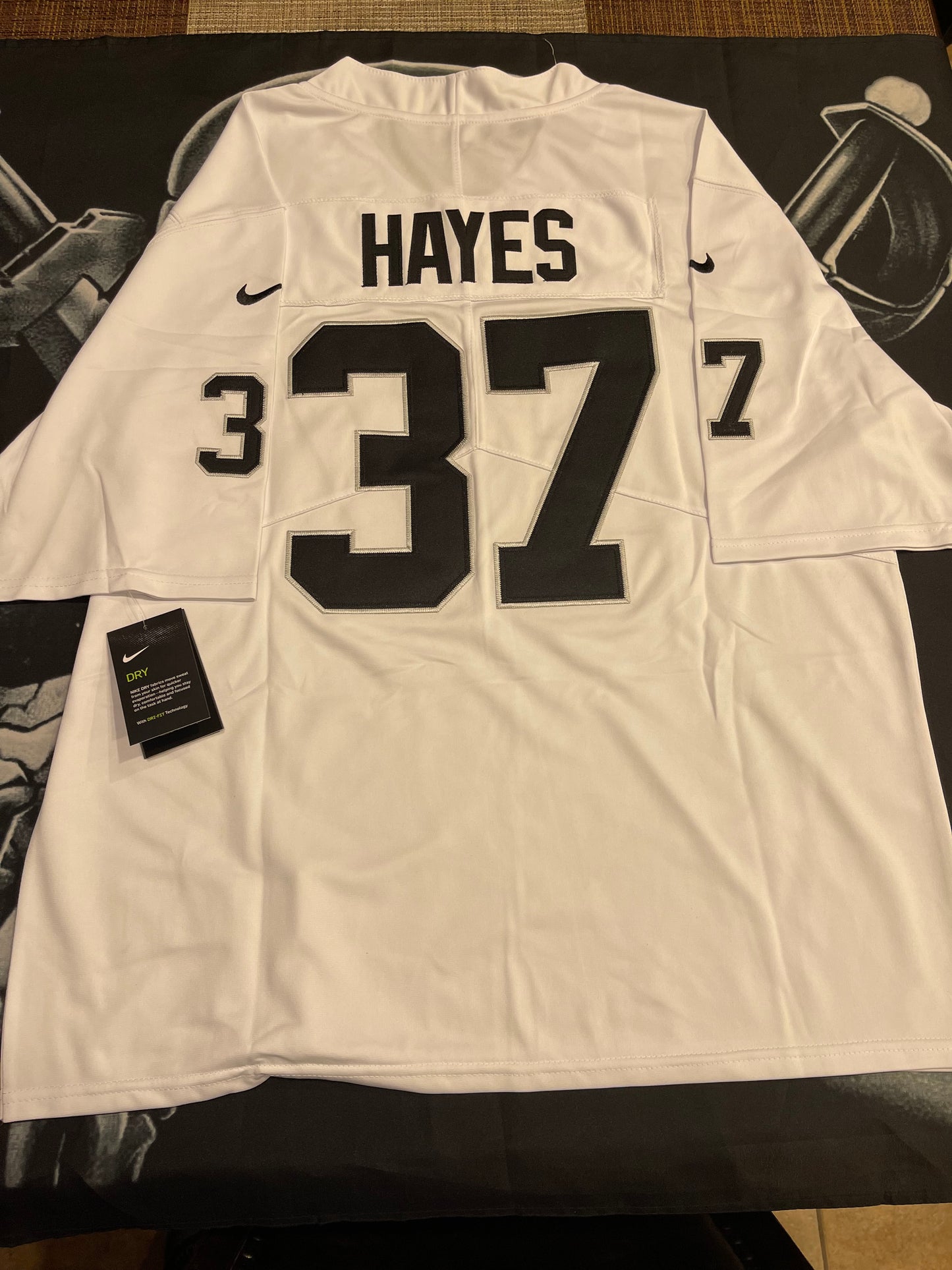 Men’s Lester White Stitched Jersey - Small up to 6XL