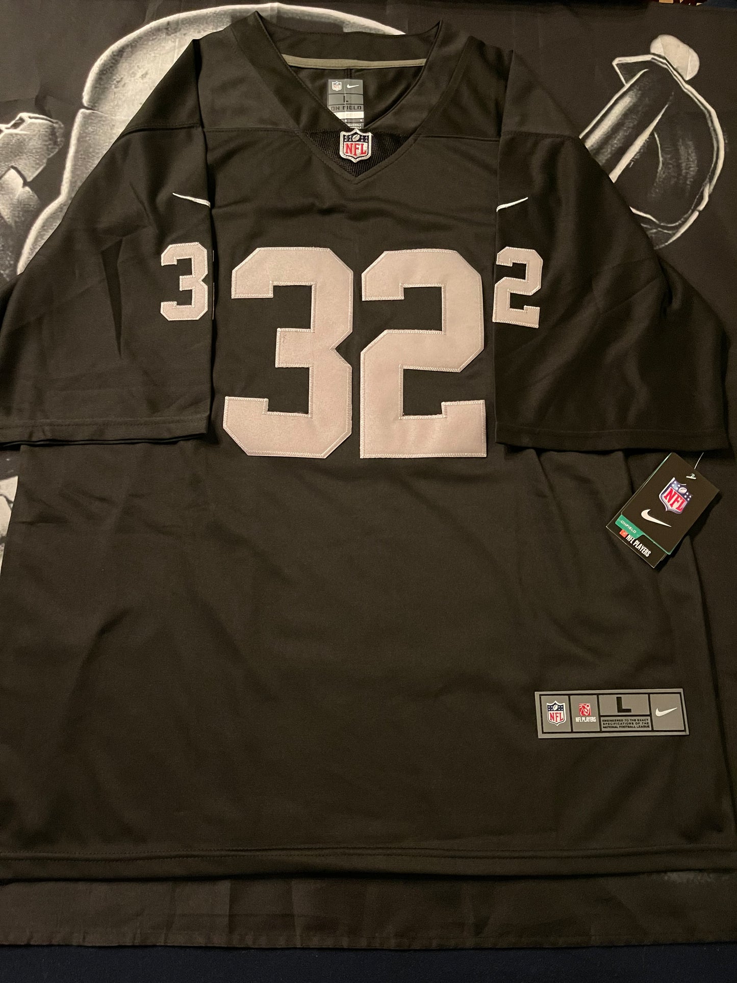 Men’s Jack Tatum Black Stitched Jersey - Small up to 6XL