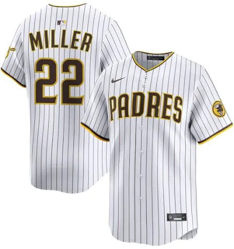 Men’s Mason Miller White Stitched Jersey - Small up to 6XL