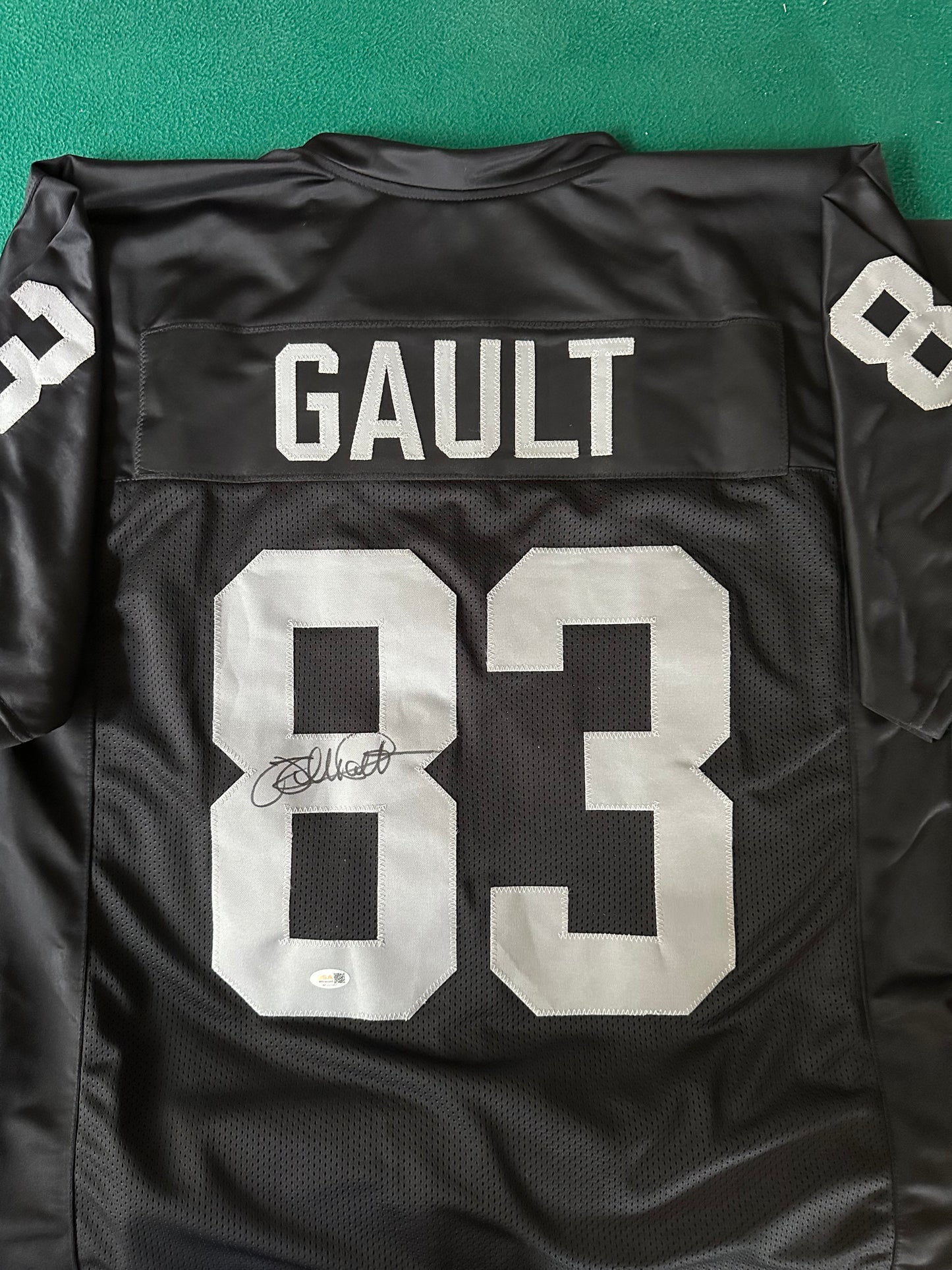 Willie Gault Autographed & Authenticated Jersey COA By JSA