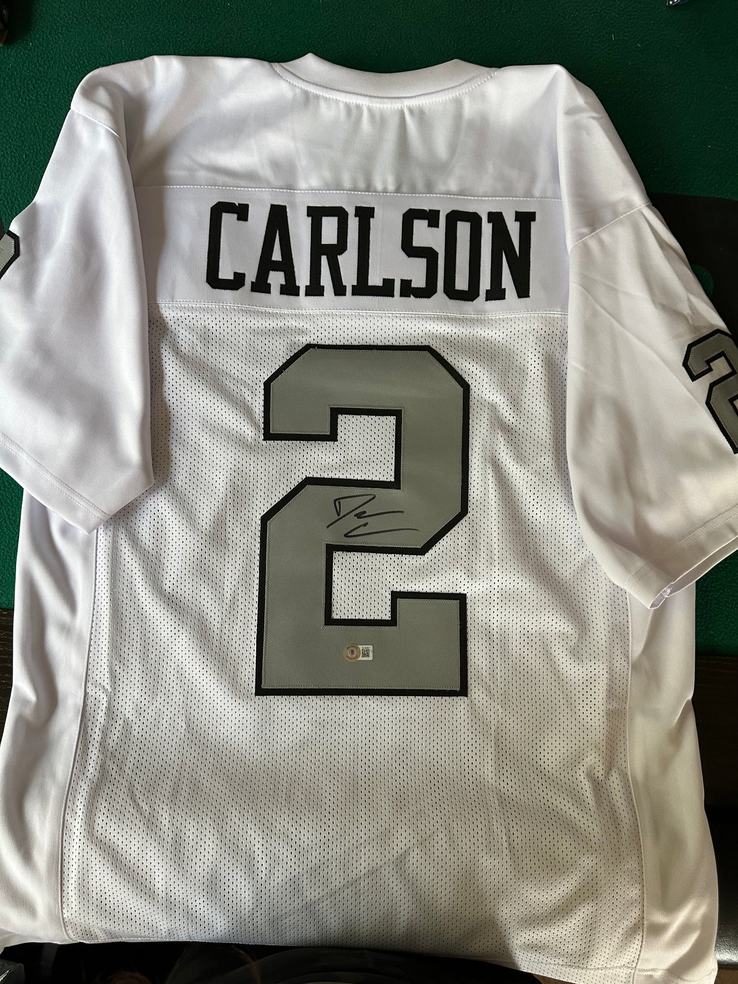 Daniel Carlson Autographed & Authenticated Jersey