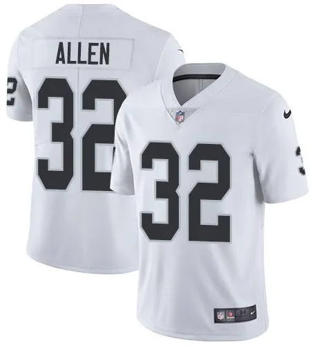 Men’s Marcus Allen White Stitched Jersey - Small up to 6XL