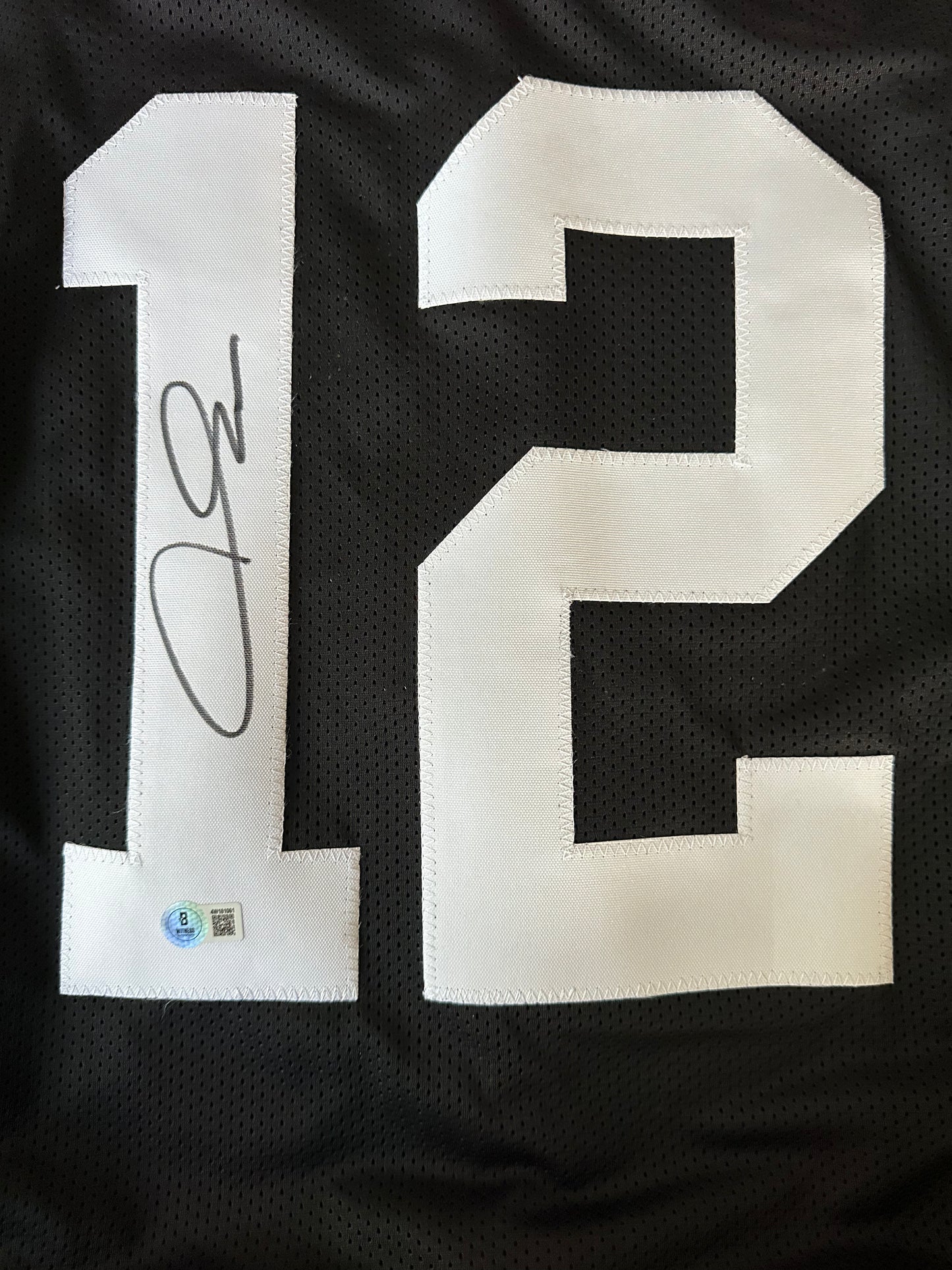 Aidan O’Connell Autographed & Authenticated Jersey COA By Beckett