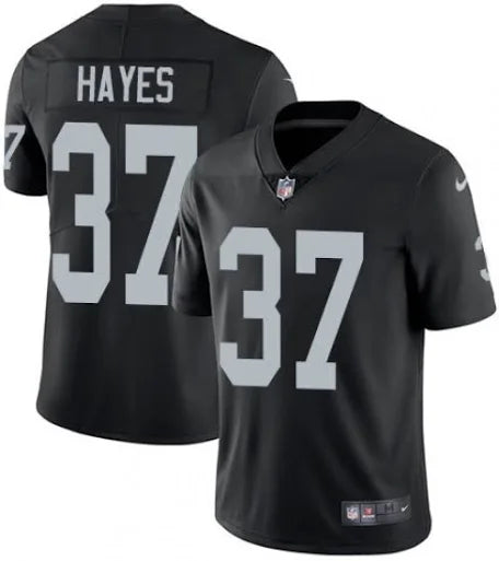Men’s Lester Hayes Black Stitched Jersey - Small up to 6XL