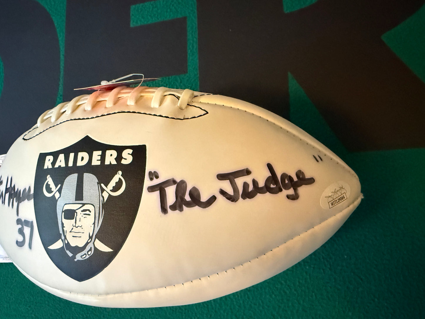 Lester Hayes “The Judge” Autographed & Authenticated Football COA by JSA