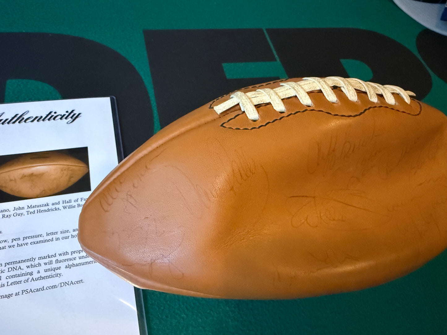 1976 Oakland Raiders Team Signed Football By 45 Players Autographed & Authenticated PSA DNA COA
