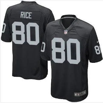 Jerry Rice Home Black Stitched Jersey - Small up to 6XL