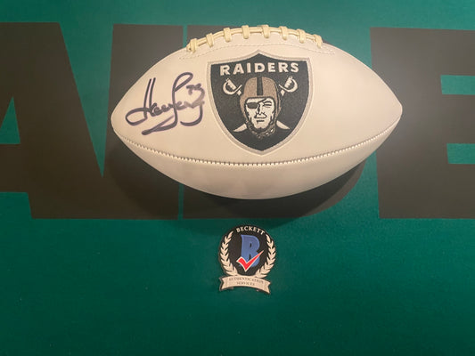 Howie Long Autographed & Authenticated Raiders Championship Panel Football