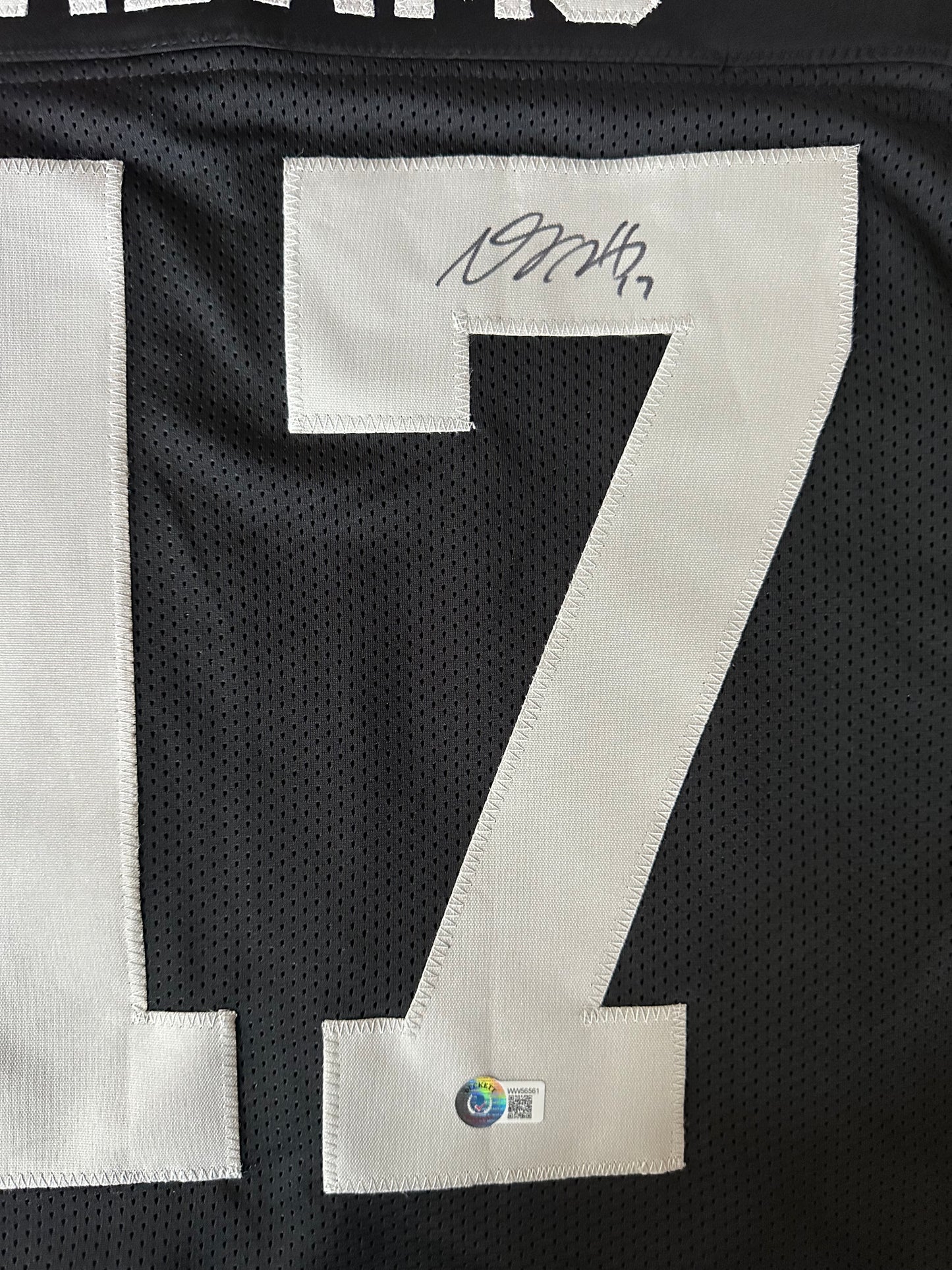 Davante Adams Autographed & Authenticated Jersey COA By Beckett