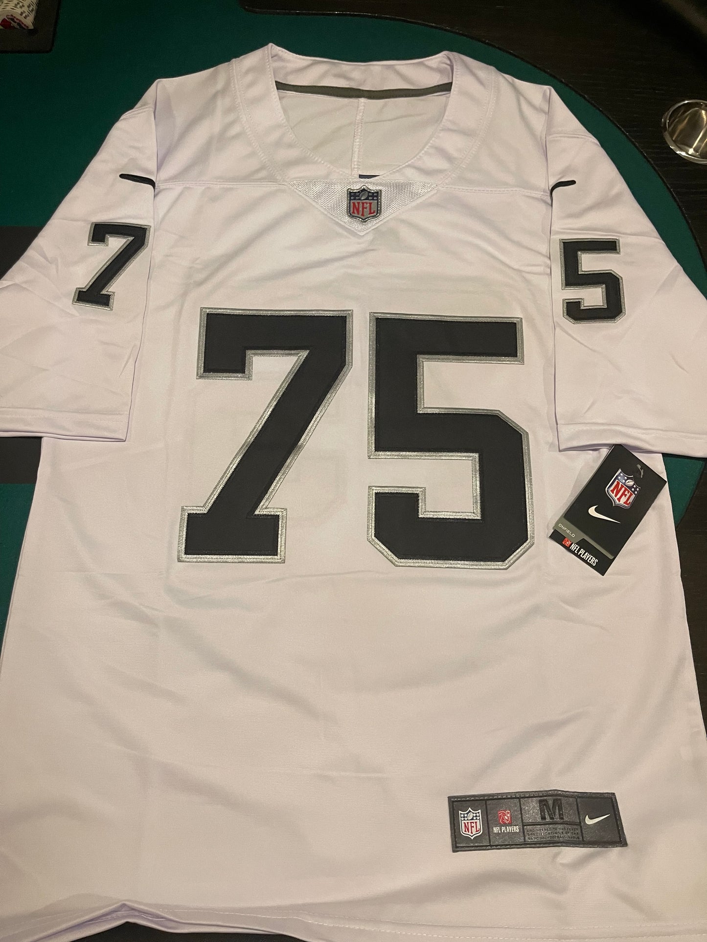 Men’s Howie Long White Stitched Jersey - Small up to 6XL