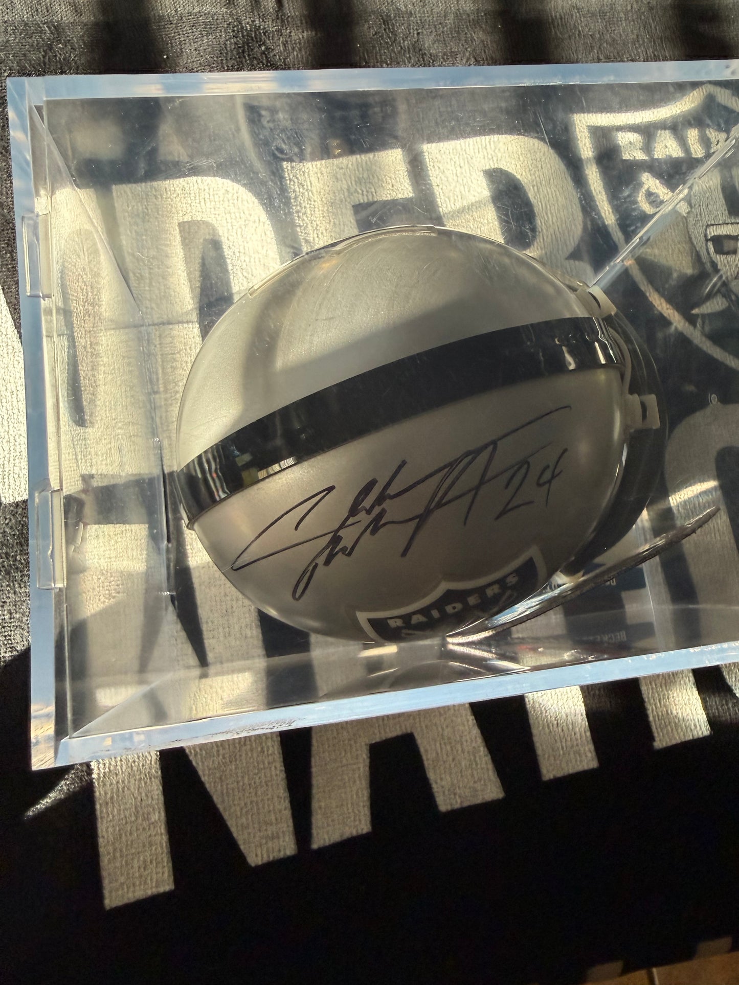 Charles Woodson Autographed Mini Helmet COA by Beckett Authentication Services