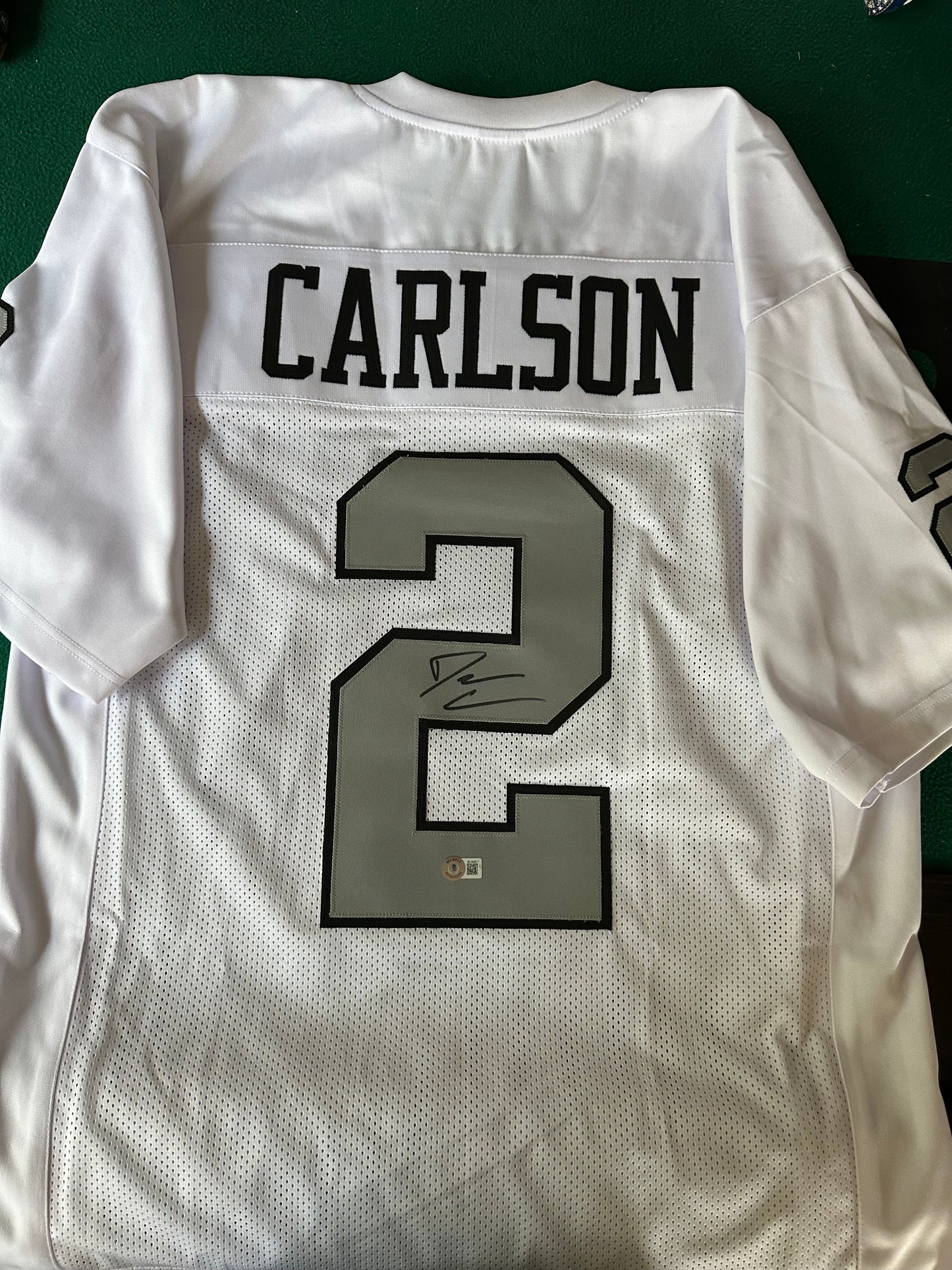 Daniel Carlson Autographed & Authenticated Jersey