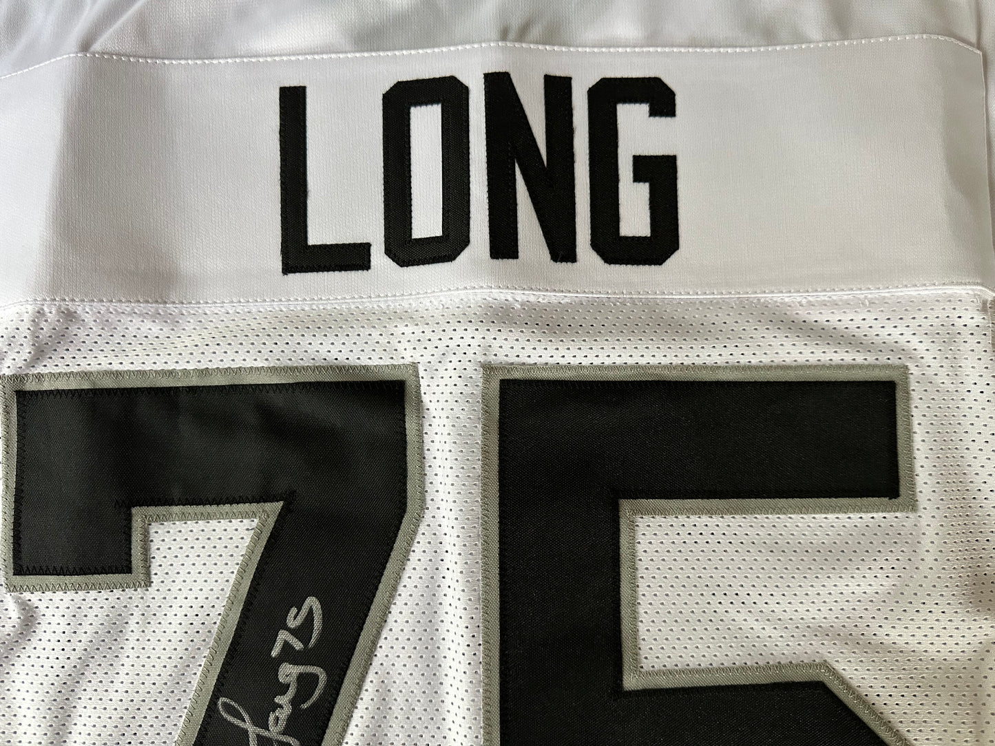 Howie Long Autographed & Authenticated Jersey COA By Beckett