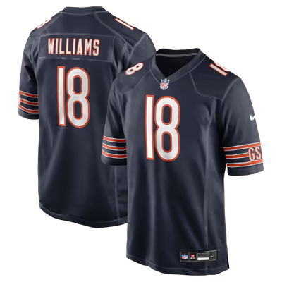 Men's Caleb Williams Navy Stitched Jersey - Small up to 6XL