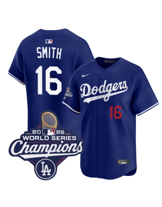 Men’s Will Smith Blue Stitched Jersey - Small up to 6XL