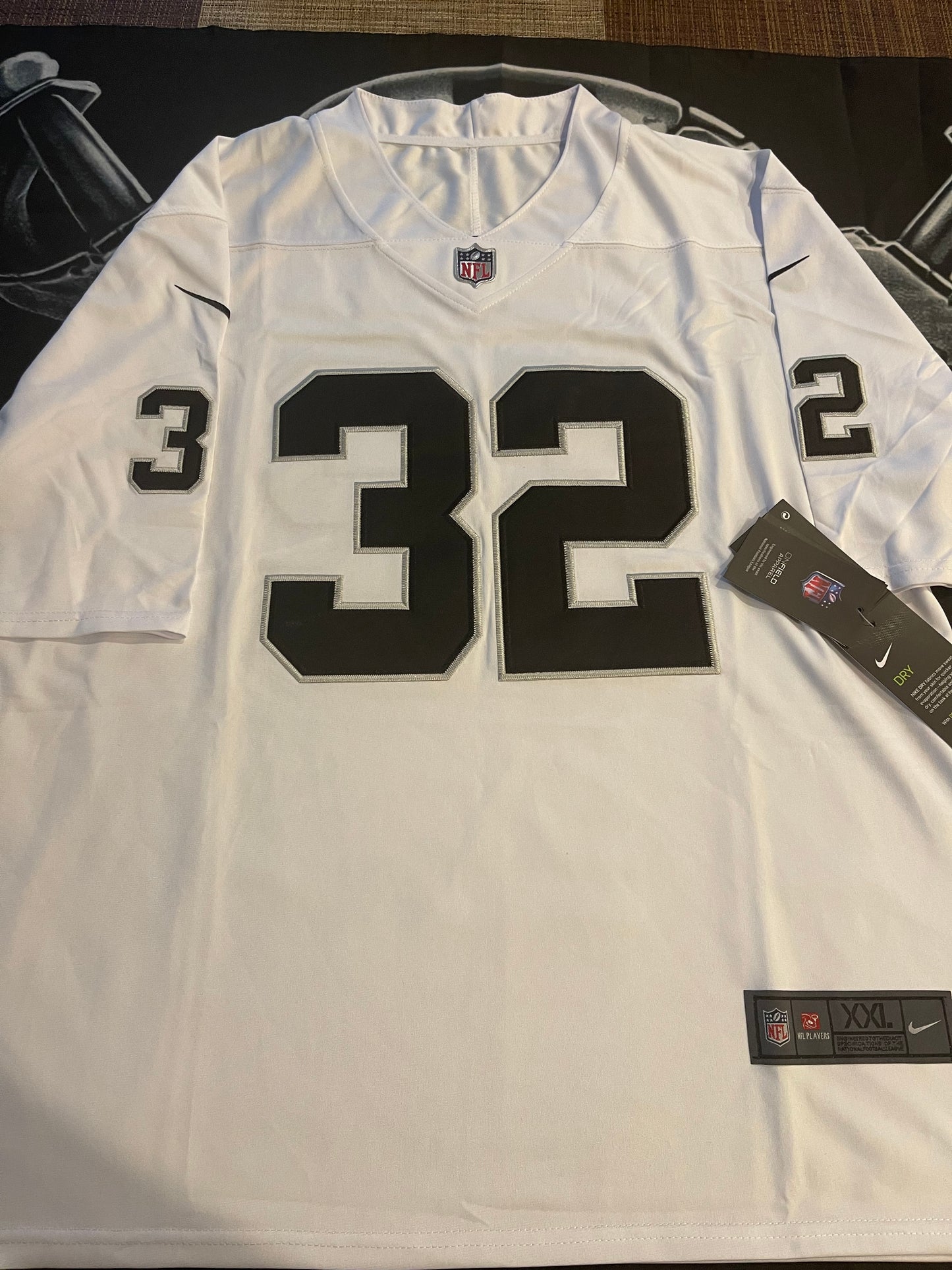 Men’s Jack Tatum White Stitched Jersey - Small up to 6XL
